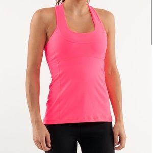 Lululemon Scoop Neck Razorback Tank with Bra